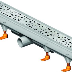 Rigola de interior Klasic cu gratar din inox lucios 450 mm