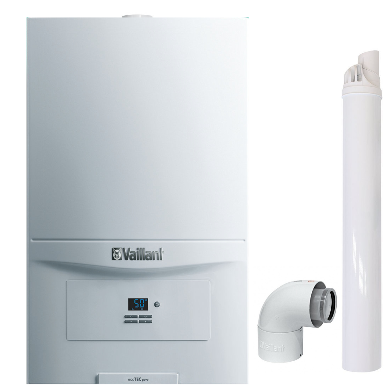 Centrala termica Vaillant Ecotec Pure Centrala termica in condensatie VAILLANT ecoTEC Pure VUW 236/7-2, 20,2 kW - Incalzire + A.C.M.