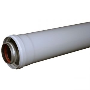 Prelungitor coaxial D60/100 L=500mm pentru centrale clasice