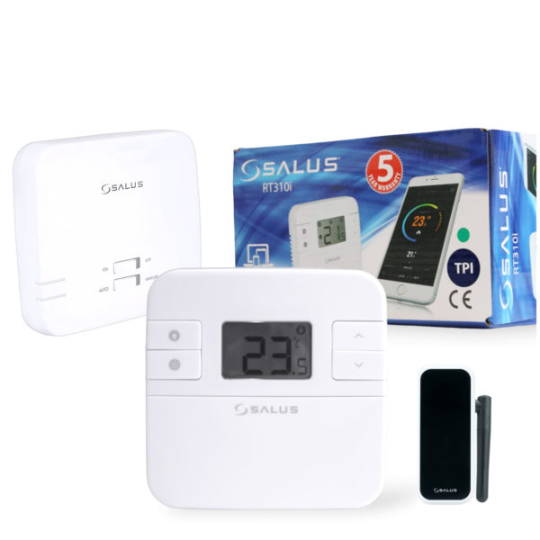 Termostat ambiental Salus RT310i, controlat prin internet