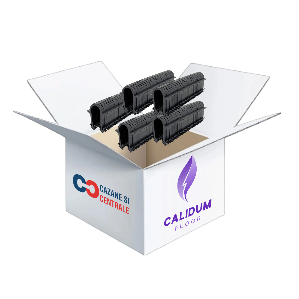 Cleme taker Calidum Floor Cleme taker, pentru tevi de incalzire in pardoseala, 14 - 20 mm, Calidum Floor, cutie 300 bucati