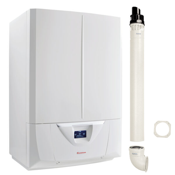 Centrala termica cu boiler Inox 60L incorporat Immergas Victrix Zeus Superior 25, 20 kW incalzire, 25 kW preparare apa calda