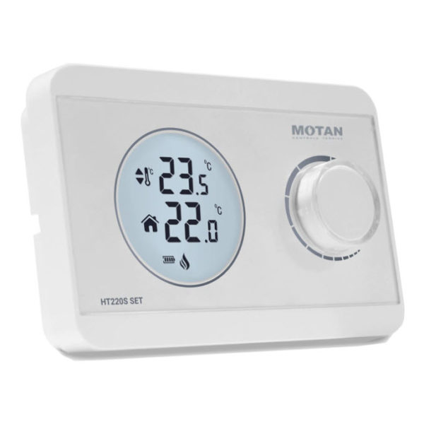Termostat de ambient wireless neprogramabil Motan HT-220 SET