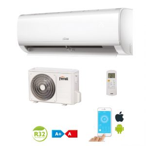 Aparat aer conditionat Ferroli Diamant S 18000 BTU, control prin wi-fi, agent R32, programare orara, clasa energetica A++ la racire