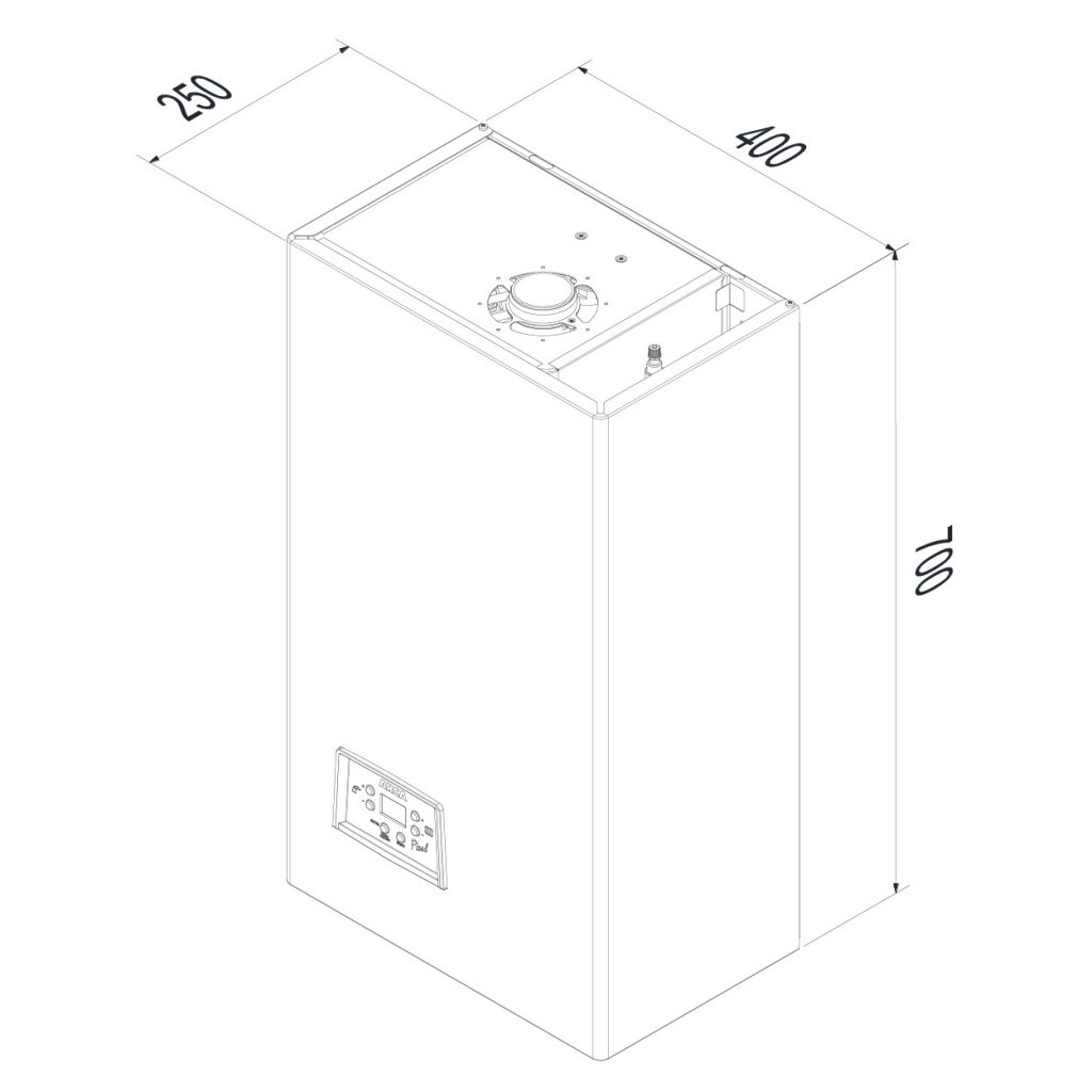 Centrala termica conventionala ARCA Pixel 25 F - 25 kW