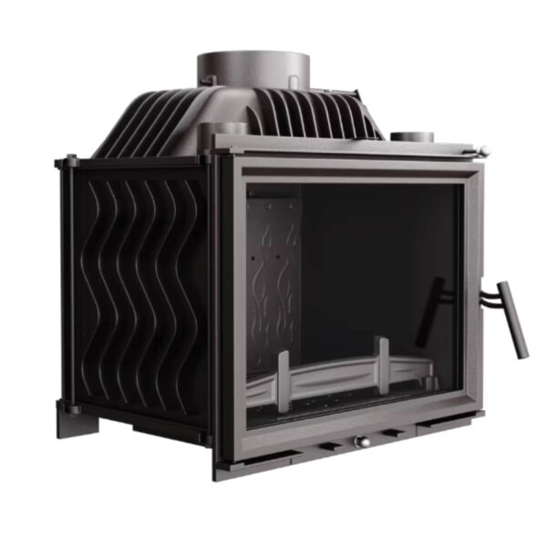 Focar pentru șemineu, Kawmet W17 Decor ECO, material fontă, putere 12,3 KW, randament 71,3%, clasa energetică A, certificat EcoDesign. Garanție 5 ani!