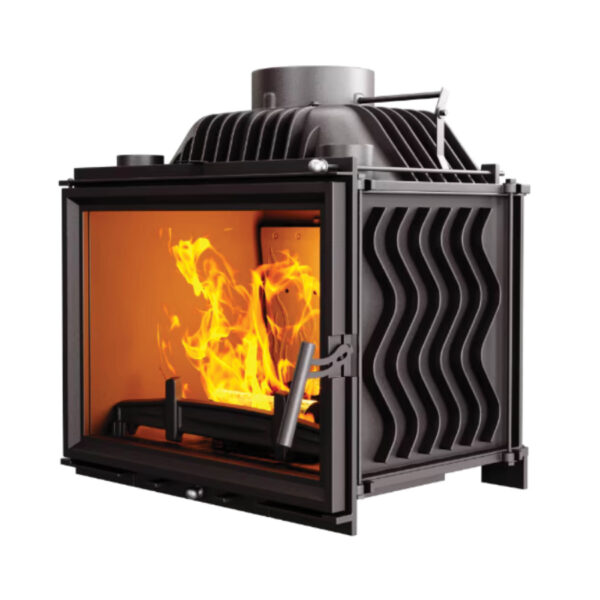 Focar pentru șemineu, Kawmet W17 Decor ECO, material fontă, putere 12,3 KW, randament 71,3%, clasa energetică A, certificat EcoDesign. Garanție 5 ani!