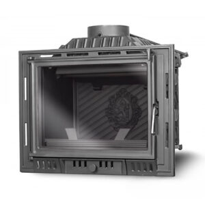 Focar pentru șemineu, Kawmet W6, material fontă, putere 10,1 KW, randament 74,6%, clasa energetică A, certificat EcoDesign. Garanție 5 ani!