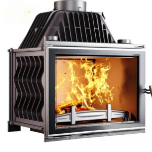 Focar pentru șemineu, Kawmet W8, material fontă, putere 17,5 KW, randament 71,6%, clasa energetică A, certificat EcoDesign. Garanție 5 ani!