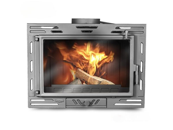 Focar pentru șemineu, Kawmet W9, material fontă, putere 9,8 KW, randament 66%, clasa energetică B, certificat EcoDesign. Garanție 5 ani!