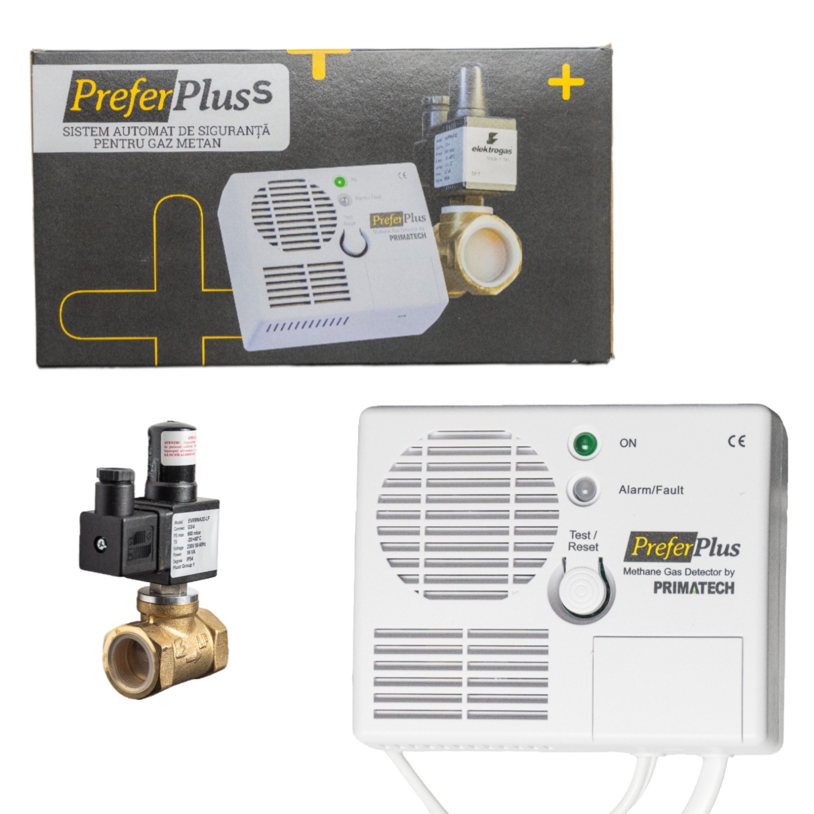 PRIMATECH 1 Detector gaz si electrovana 3/4 Primatech - PREFER PLUS