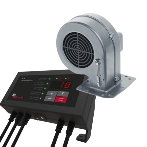 Set automatizare cazan pe lemne, Controller KG SP 35 Wi-Fi+ventilator Salus BL-DP02