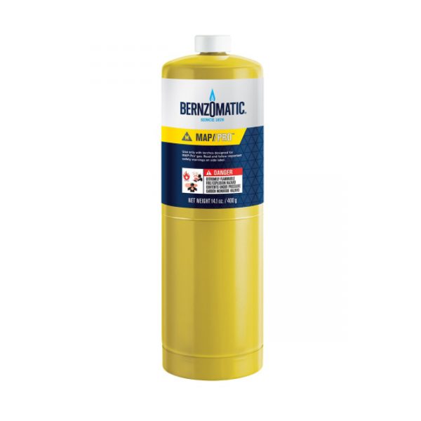 Butelie gaz BERNZOMATIC cu ventil MAP PRO/MAX de 400 gr