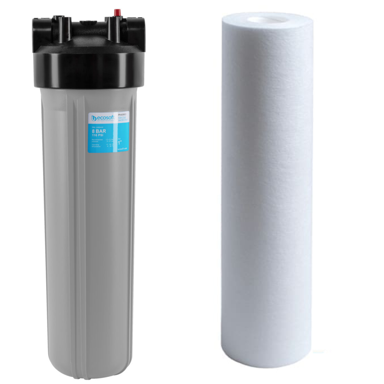 Filtru AquaPUR apa rece Filtru AquaPUR apa rece 20" cu cartus expandat PP 20 micrononi