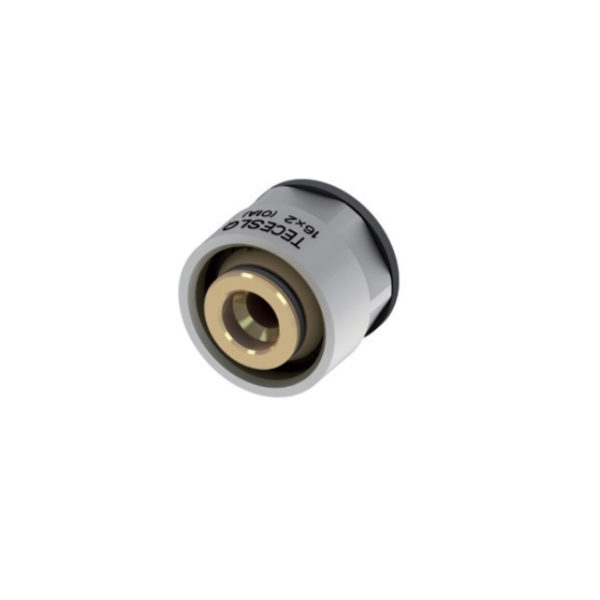 Conexiune Tece Eurocon, pentru incalzire in pardoseala cu agent termic, alama, 17 x 2, 3/4"