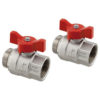 Uponor Vario set robineti cu bila cromat 1 IE