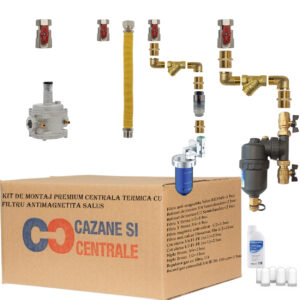 Kit de montaj premium centrala termica cu filtru antimagnetita Salus