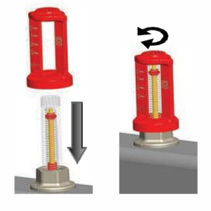 Distribuitor pardoseala, Herz 9 cai, inox filet interior 1 tol