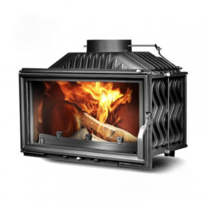 Focar pentru șemineu, Kawmet W15, material fontă, putere 9,4 KW, randament 63,7%, clasa energetică B, certificat EcoDesign. Garanție 5 ani!