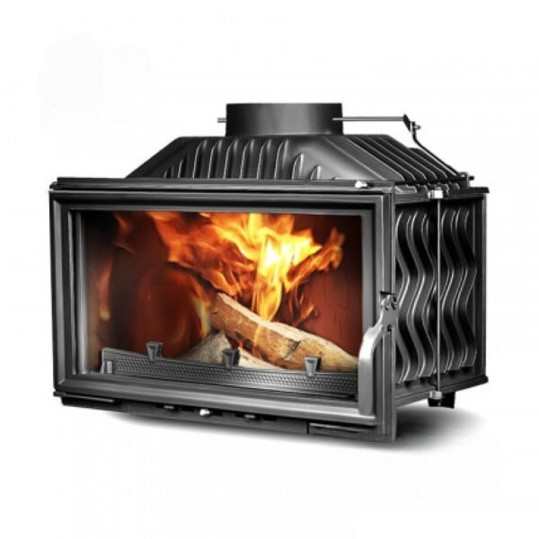 Focar pentru șemineu, Kawmet W15, material fontă, putere 9,4 KW, randament 63,7%, clasa energetică B, certificat EcoDesign. Garanție 5 ani!