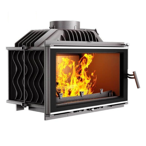 Focar pentru șemineu, Kawmet W16, material fontă, putere 9,8 KW, randament 77%, clasa energetică B, certificat EcoDesign. Garanție 5 ani!