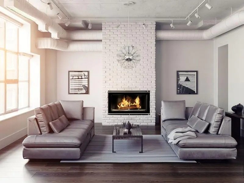 Focar pentru șemineu, Kawmet W16, material fontă, putere 9,8 KW, randament 77%, clasa energetică B, certificat EcoDesign. Garanție 5 ani!