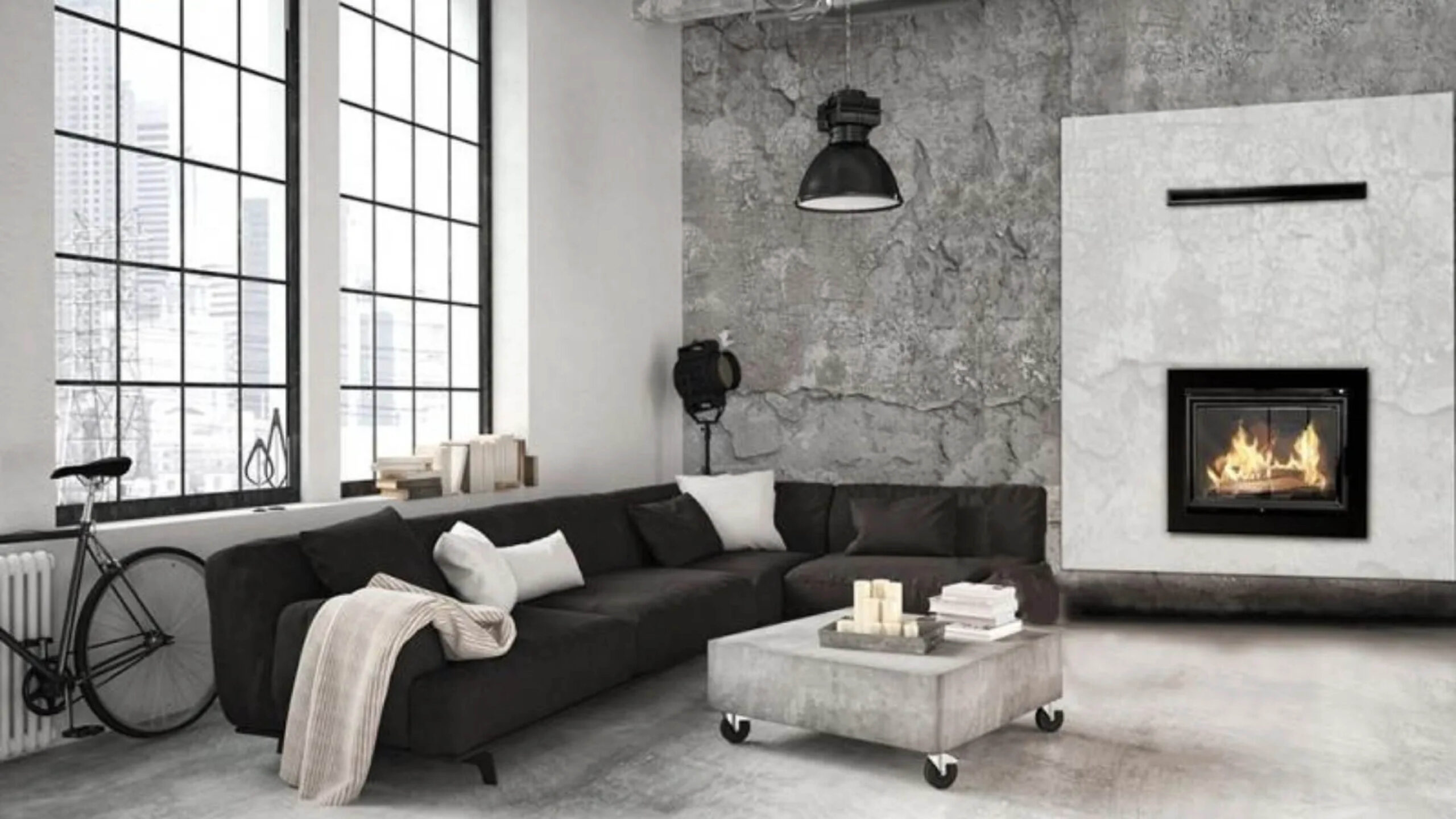 Focar pentru șemineu, Kawmet W17 Decor ECO, material fontă, putere 16,1 KW, randament 71,2%, clasa energetică A, certificat EcoDesign. Garanție 5 ani!