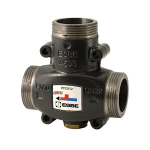 Ventil termic de amestec Esbe VTC512-32/60 DN32, filet interior, Rp1″1/2, 60°C, debit marit kvs 17, pentru cazane pe lemne