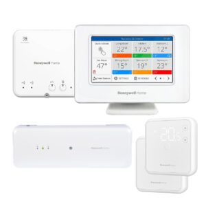 Pachet multi-zona, Honeywell EvoHome, pentru instalatii cu incalzire in pardoseala 3 zone fara fir