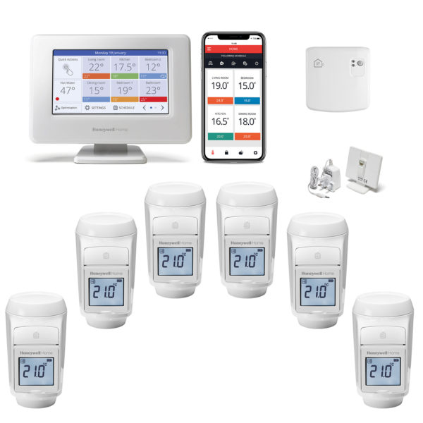 Pachet Honeywell Home ATP921R3052 control 6 radiatoare