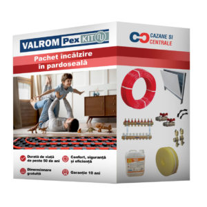 Incalzire pardoseala Valrom 50 MP Sistem PexKit Confort 5 circuite