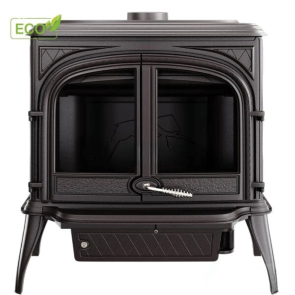 Sobă din fontă, Kawmet HELIOS S8 Premium, putere 13,9 KW, randament 77%, clasa energetică A, certificat EcoDesign. Garanție 5 ani!
