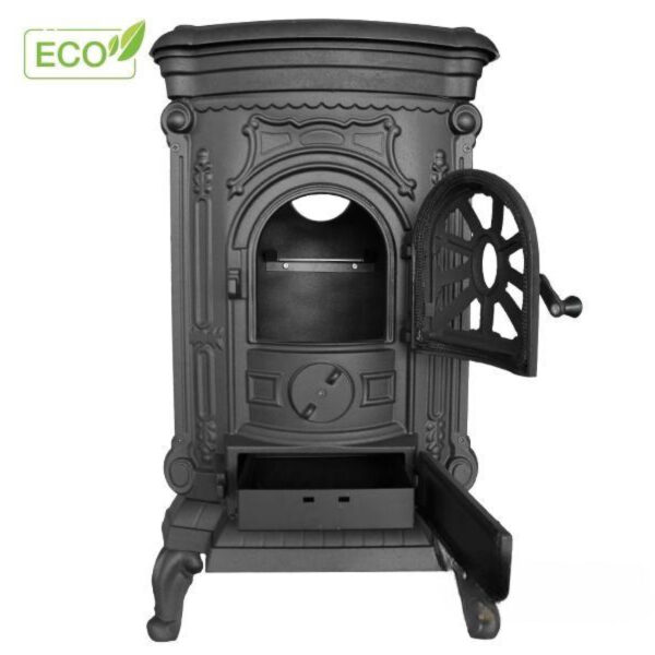 Sobă din fontă, Kawmet P9 ECO, putere 8 KW, randament 78,1%, clasa energetică A, certificat EcoDesign. Garanție 5 ani!