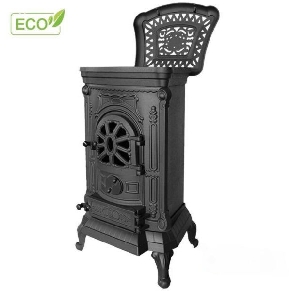Sobă din fontă, Kawmet P9 ECO, putere 8 KW, randament 78,1%, clasa energetică A, certificat EcoDesign. Garanție 5 ani!