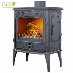 Sobă din fontă, KAWMET Premium SELENA S14 ECO, putere 6,5 KW, randament 76%, clasa energetică A, certificat EcoDesign. Garanție 5 ani!