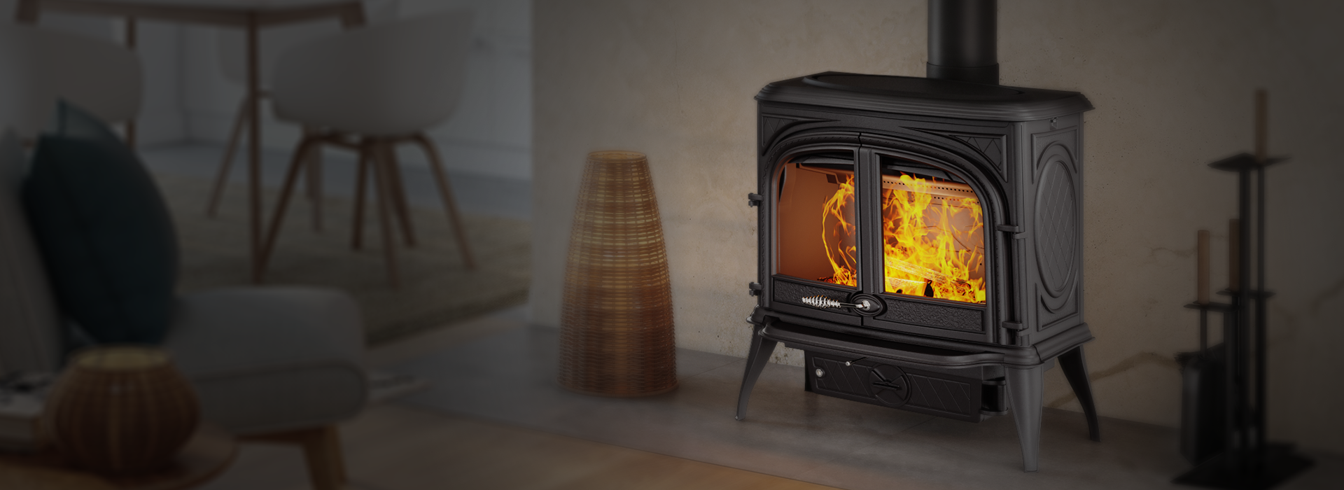 Sobă din fontă, Kawmet HELIOS S8 Premium, putere 13,9 KW, randament 77%, clasa energetică A, certificat EcoDesign. Garanție 5 ani!