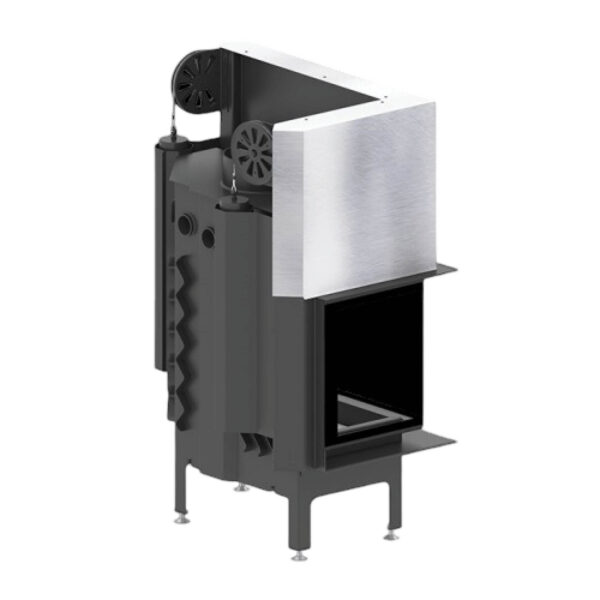 Focar pentru șemineu pe colt stânga (L), Hitze Albero AL14LG.H-D, putere 14 KW, randament 83%, clasa energetică A+, certificat EcoDesign. Garanție 5 ani!