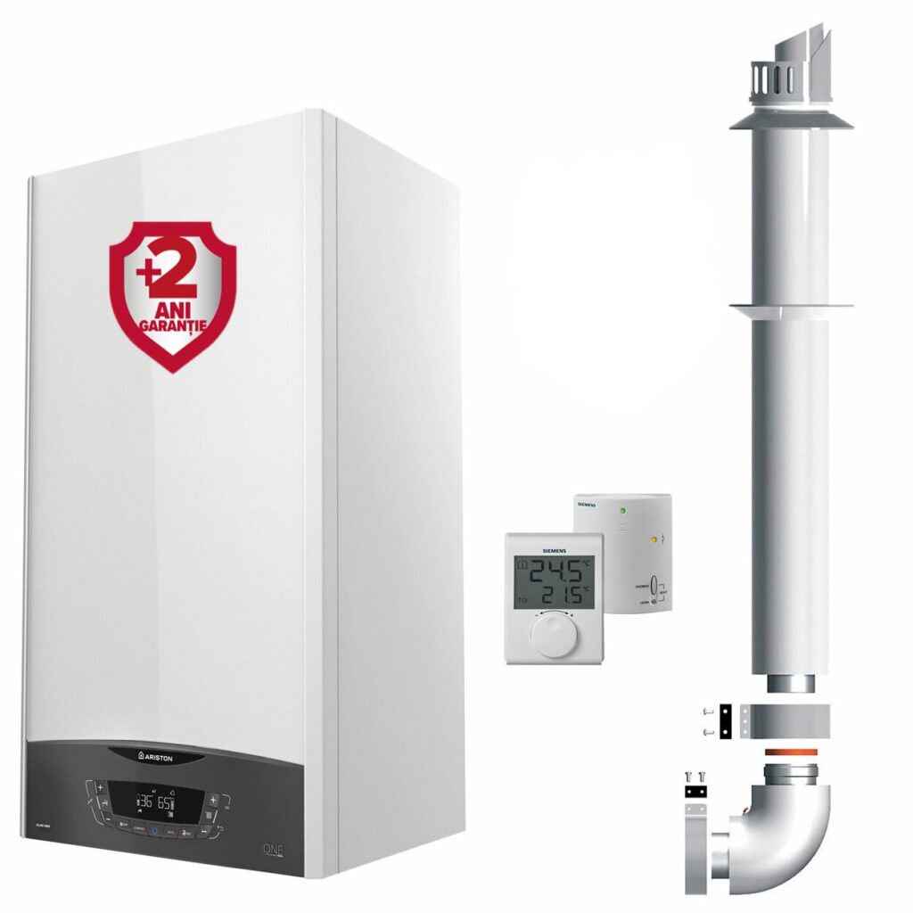 Centrala termica Ariston Clas One Wi-Fi 35 kW, pe gaz, in condensare, schimbator caldura inox