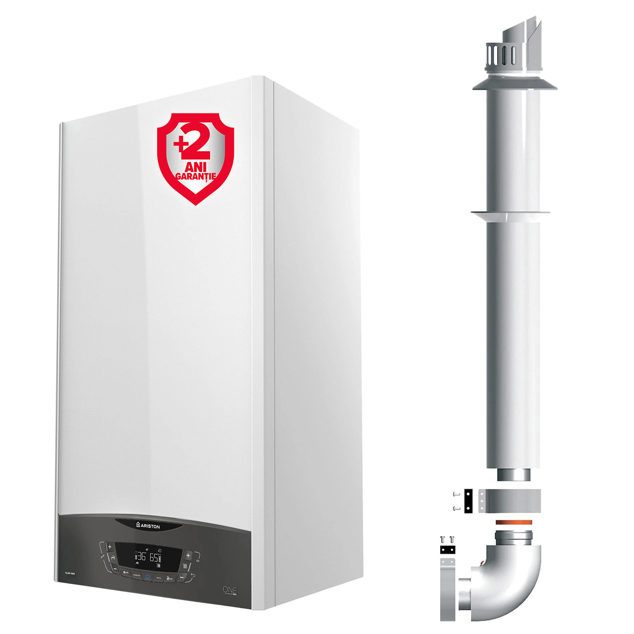 Promo-Centrala termica Ariston Clas One Plus Wi-Fi 24 kW combi Promo Centrala termica Ariston Clas One+ Wi-Fi 24 kW combi + 2 ani extragarantie