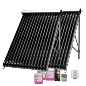 Pachet panouri solare Ferroli cu 2X20 tuburi vidate fara boiler