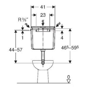 Geberit Rezervor WC STOP&GO AP110