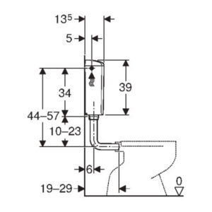 Geberit Rezervor WC STOP&GO AP110