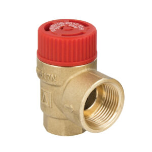 Supapă de siguranță pentru încălzire centrală Afriso MS, 4 bar, filet interior G1/2" x G3/4"