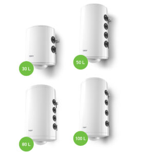 Puffer pentru pompa de caldura Tesy - 100 litri, 8 racorduri 11/2