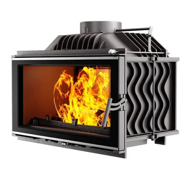 Focar pentru șemineu, Kawmet W16, material fontă, putere 13,5 KW, randament 80,4%, clasa energetică A, certificat EcoDesign. Garanție 5 ani!