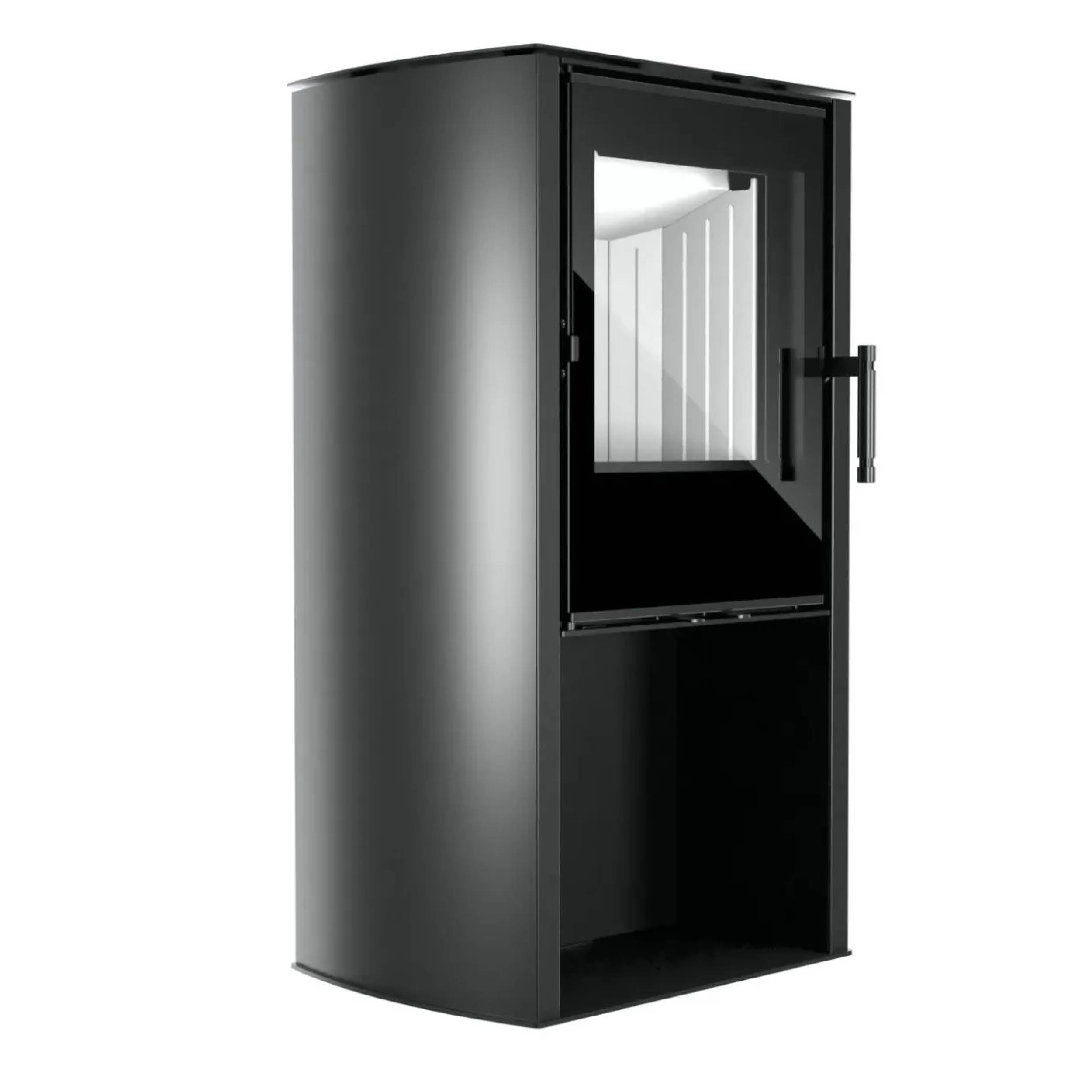 Sobă din oțel, Hitze Canes S, putere 6,5 KW, randament 83%, clasa energetică A, certificat EcoDesign. Garanție 5 ani!