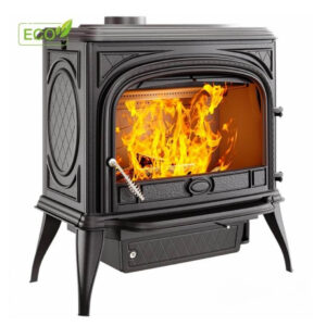 Sobă din fontă, Kawmet Premium NIKA S5 ECO, putere 11,3 KW, randament 77%, clasa energetică A, certificat EcoDesign. Garanție 5 ani!