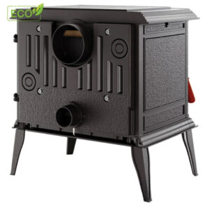 Sobă din fontă și căptușită cu vermiculită, KAWMET Premium ATHENA S12 ECO, putere 12,3 KW, randament 77%, clasa energetică A, certificat EcoDesign. Garanție 5 ani!