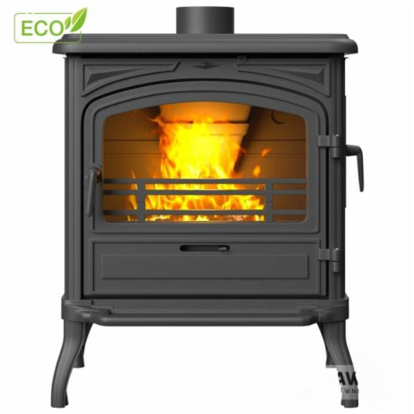 Sobă din fontă, KAWMET Premium EOS S13 ECO, putere 10 KW, randament 77%, clasa energetică A, certificat EcoDesign. Garanție 5 ani!