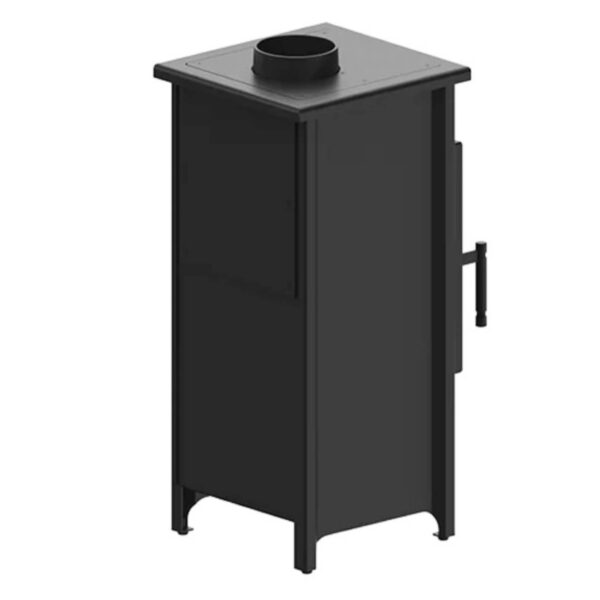 Sobă din oțel, Hitze Legno, putere 5,5 KW, randament 78%, clasa energetică A, certificat EcoDesign. Garanție 5 ani!